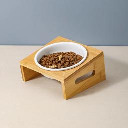 Tigela de cerâmica com boca inclinada, Pet Suprimentos para comer cães e gatos bebendo, Proteger a coluna cervical de tombamento - Image 4