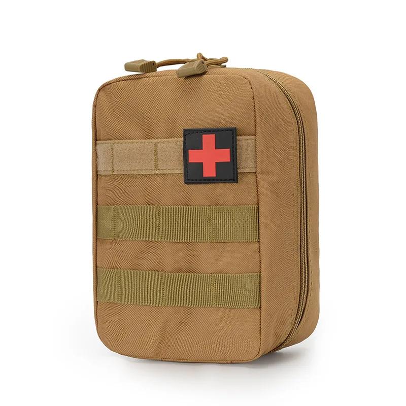 Bolsa médica para Camping Survival, Kit de primeiros socorros, Cintura de emergência, Outdoor Travel Molle Pouch, Equipamento de acampamento - Image 1