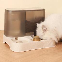 Alimentador automático do animal de estimação da grande capacidade, Dispensador do alimento do cão e do gato, Alimentador seco durável - Image 4