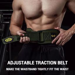 Cinto de suporte de costas fitness para homens, equipamentos esportivos profissionais, cintura de treinamento, agachamento, tração dura, elevação do poder, peso - Image 2