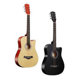 Guitarra Acústica para Adolescentes e Adultos, Instrumento Musical, 38" - Image 2