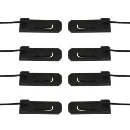 8Pc Sups Divisão Surfista Placa de Pá Placa De Esqui Aquático Peixe Fin Fin Clipe Separador de Água Clipe Fivela Paddleboard Prancha Cauda Clipe - Image 1