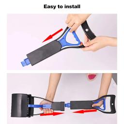 Pet Dog Long Handle Pooper Scooper, Cat Waste Picker, Jaw Pick Up Ferramentas de Limpeza, Pet Shop, 60cm - Image 6