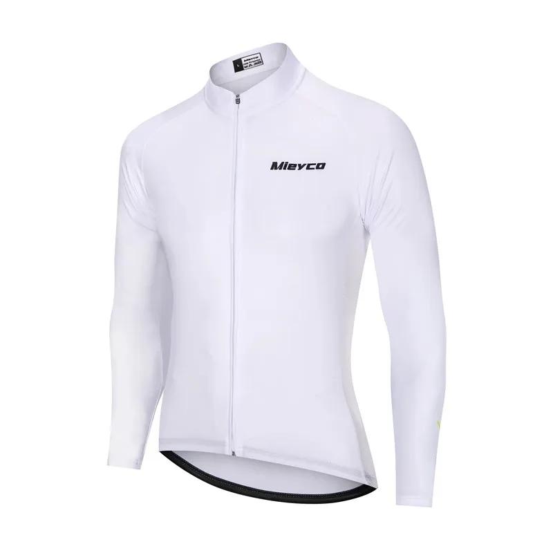 Camisa de ciclismo masculina com manga longa upf 50 + anti-uv fino ajuste respirável ciclismo maillot secagem rápida mtb camisa de ciclismo de estrada - Image 1