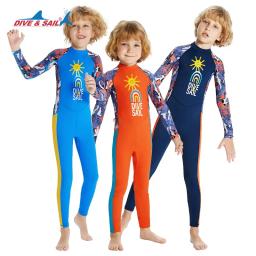 Fato de mergulho de manga comprida para meninos e meninas, spandex, anti-UV, estilo fino, macacão surf, moda banho, wetsuit, caiaque, UPF50 Plus - Image 3