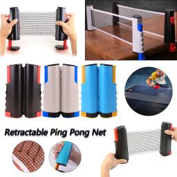 Portátil tênis de mesa treinamento Net Rack, retrátil Ping Pong, equipamento de exercício para iniciantes, Anywhere retrátil Rack - Image 1