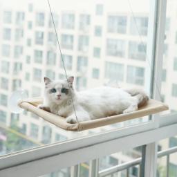 Hanging Window Hammock com Ventosa para Animais de Estimação, Cama, Prateleira, Casa, Caverna, Ninho, Suprimentos, Acessórios, Ser - Image 1