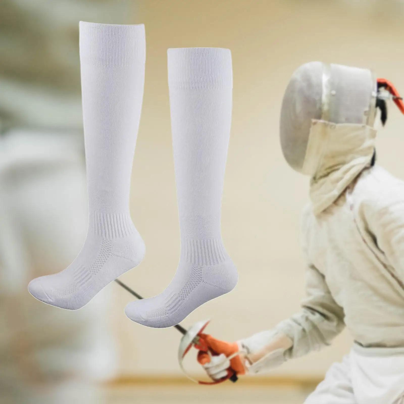 Meias De Esgrima Unisex Meias De Esgrima Para Meias De Esgrima Proteção Para Atlético - Image 1
