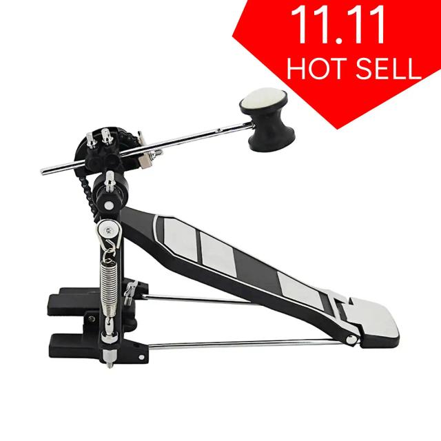 Pedal Profissional para Bumbo e Percussão: Ideal para Bateria Eletrônica e Prática de Tambor