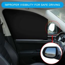 Pára-sol magnético do carro, cortinas de proteção UV, Sun Shield Cover, Auto Window Protector, DIY Acessórios, Double Sides - Image 2