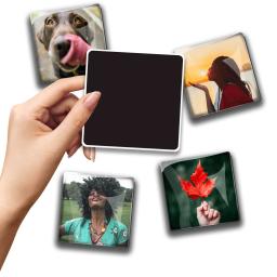 Custom Square Glass Frigorífico Ímãs, lembrança, adesivos de geladeira, fotos personalizadas, fotos, Home Decor, presentes, DIY, 50mm - Image 5