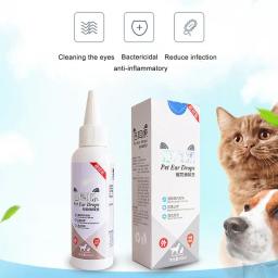 Solução segura para gotas oculares para animais de estimação, hidratante, lavagem ocular, limpador ocular para cães e gatos, limpeza de lágrimas, 60ml - Image 4