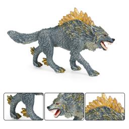 Figura de ação lobo selvagem para crianças, figuras animais, brinquedos educativos, presente para o bebê, coleção pvc - Image 4