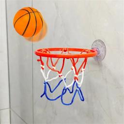 Mini basquete silencioso com aro, Bola mudo saltando alta, Prática Indoor - Image 1