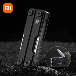Xiaomi-HUOHOU Mini Faca Multifuncional, Tesoura Portátil, Ferramentas Dobráveis, Acampamento ao ar livre, Multitools, Ferramenta de Sobrevivência, 10 em 1 - Image 1