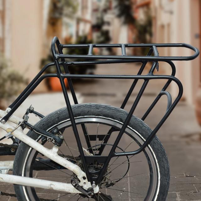 Porta-bagagens Traseiro Resistente para Bicicletas de Montanha, Estrada e Dobráveis - Rack de Carga de 20"