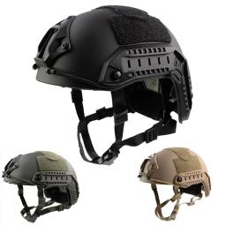 Capacete tático rápido para Airsoft Paintball, capacetes de combate, esportes ao ar livre, equipamento protetor de cabeça, MH PJ Casco - Image 1