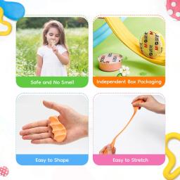 M&G 36 cores kits de argila de ar para crianças, argila de ar segura e não tóxica multicolorida com caixa única embalada, argila de modelagem DIY para crianças - Image 4