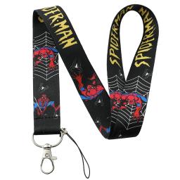 Chaveiro do homem-aranha Disney-Marvel, cinta de pescoço para telefone, colar de cartoon, colar de estudante, decoração anti-perdida - Image 2