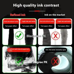 Tinta líquida preta tradicional para caligrafia profissional, Pintura a pincel, escrita e desenho, 100g, 250g, 500g - Image 3