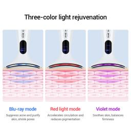 Ems microcurrent rosto pescoço beleza dispositivo led fóton rejuvenescimento anti rugas fino queixo duplo cuidados com a pele massagem facial - Image 3