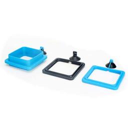 Estação ajustável Fish Tank, bandeja de alimentos, ventosa flutuante, acessórios de aquário, alimentador de alimentos, portátil, 3 pcs, 4pcs - Image 4