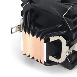 6 Heat Pipes CPU Cooler 4 Pin PWM RGB PC Quiet Intel LGA 1700 2011 2011-3 1200 1150 1151 X79 X99 E5 AMD AM3 AM4 CPU Cooling Fan - Image 4