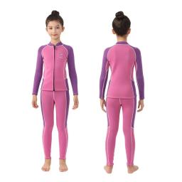 Roupas de mergulho em neoprene para crianças, Wetsuit térmico para meninos e meninas, Mantenha aquecido, mergulho e surf, roupa de banho 2,5mm - Image 3