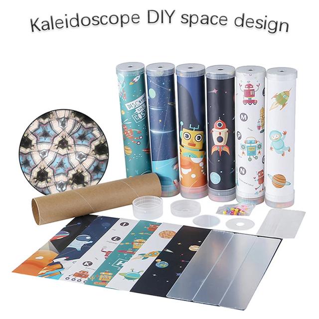 Caleidoscópio Rotativo DIY para Crianças: Magia e Ciência em um Brinquedo Educativo e Divertido