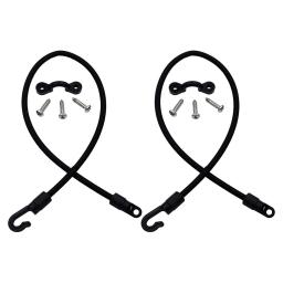Barco Pesca Rod Tamer Strap, Corda Elástica Ajustável, Fixação de Gancho Buckle Set, Deck Mount Connector para Kayak Marine Boat - Image 1