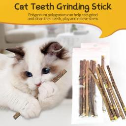 Catnip Wood Chews Sticks para Gatos, Tengo Molar Sticks, Produtos de Limpeza dos Dentes, Todo Natural, 5 Varas por Saco - Image 3