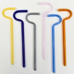 Anti Rugas Beber Palha com Escova de Limpeza, Flauta Estilo Design, Sem Rugas Palhas para Eliminar Lip Vincar - Image 2