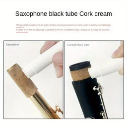 Saxofone clarinete tubo preto flauta cortiça creme interface lubrificante óleo de cortiça instrumentos musicais creme de cortiça - Image 2