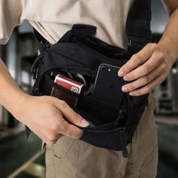 Caça grande capacidade saco de armazenamento tático 2 banger saco mensageiro alcance sacos tático crossbody tiro caça engrenagem sacos - Image 3