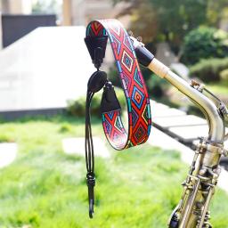 Saxofone Neck Strap com gancho Fecho, Universal Shoulder Belt, Sax, Alto, Tenor, Soprano, Sax, Sopros, Acessórios Instrumentos Musicais - Image 4