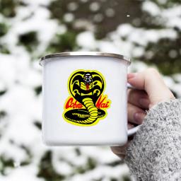 Cobra_kai criativo esmalte caneca de café karate kyokushin copo de água acampamento acampamento festa cerveja bebida caneca de leite melhor presente - Image 4