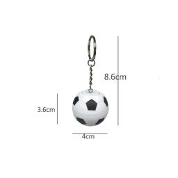 Creative Futebol Chaveiros para Esportes Saco, Alívio Do Estresse, Bola Girar, Futebol Em Forma De Pingente, Favores Do Partido Do Carnaval, 9Pcs - Image 2