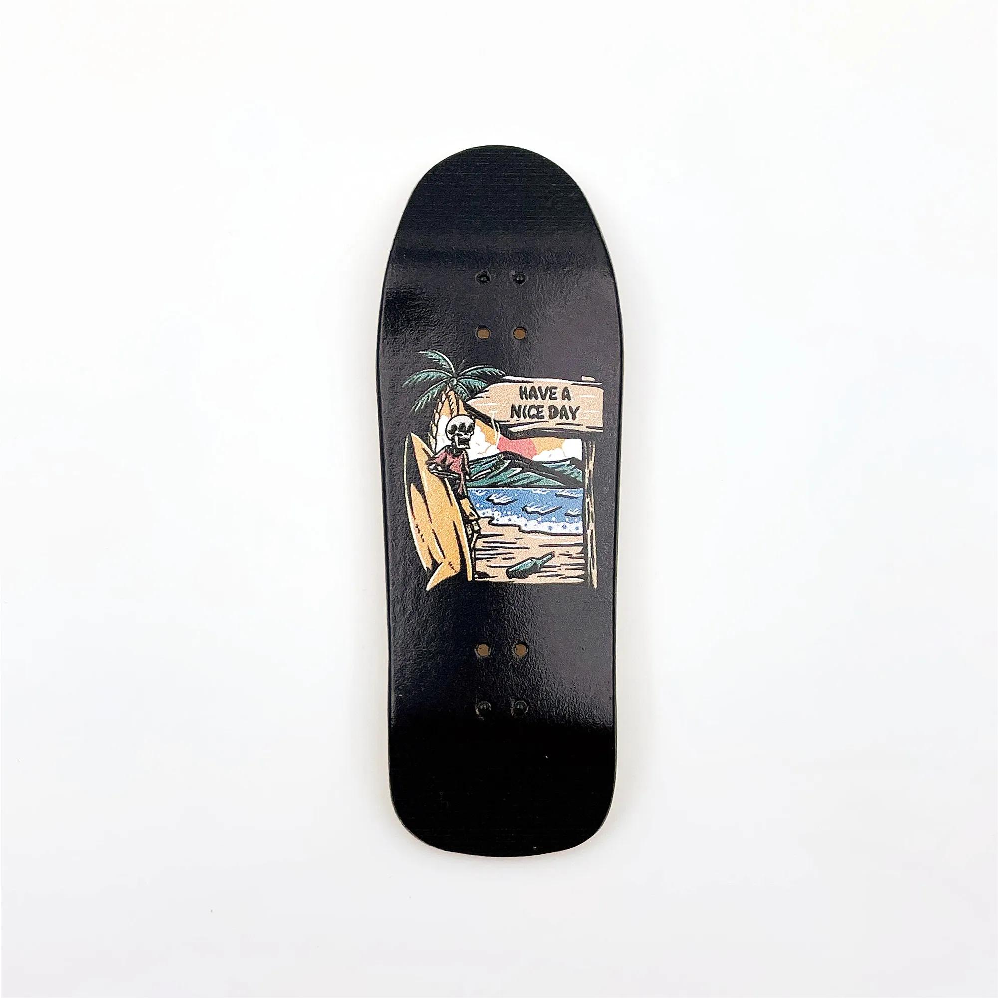Plataforma de dedo Cruiser de 34 mm, nova forma com gráfico para mini skate profissional de dedo - Image 1