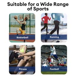Respirável Silicone Pad Joelheira para Fitness, Dança, Patinação, Suporte, Esportes Ao Ar Livre, Joelheiras Protetor, Manga, Alívio Da Dor - Image 2