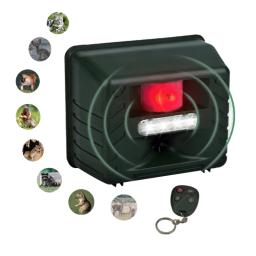 Ultrasonic Outdoor Animal Drive Strobe, Dispositivo Repeller Luz LED, Controle Remoto para Roedores, Veados, Gato, Cão, Raposa, Mo - Image 1