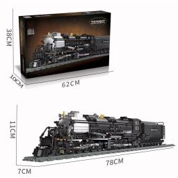 Blocos De Construção De Locomotiva A Vapor, Partícula Pequena, Montagem De Plástico, Trem De Brinquedo DIY, Novo sem Caixa - Image 2
