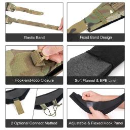 Colete tático universal colar pescoço proteção módulo armadura para placa transportadora pescoço guardas airsoft paintball acessórios - Image 4
