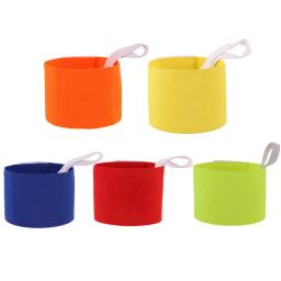 Braçadeira de capitão profissional para jogador, faixa do braço, ajustável, colorida, anti-off, futebol, futebol, alta qualidade, 2023 - Image 2