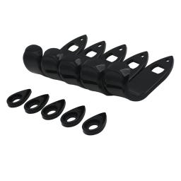 Titular do polegar do saxofone, ABS Thumb Pad, Acessórios De Proteção De Instrumento De Vento De Madeira, 5Pcs - Image 2