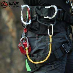 Escalada anti-perda corda, Sling elástico, ferramenta de alta altitude, anti-queda corda retrátil, pendurado fivela, senhorita - Image 6