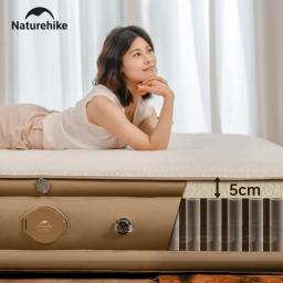 Naturehike barraca de ar inflável para acampamento, colchão duplo, almofada de dormir, cama de inflar automática, bomba embutida, 30cm, rolamento 300kg - Image 2