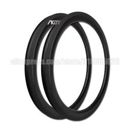 AKOY Carbon Fiber Mini Bicycle Rim, BMX Race, Carbon Circle, 28H, 36H, 20x1, 8 ", 3", 8 ", 3", 35mm de Altura, 23mm Largura - Image 2