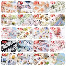 Flower PET Washi Tape, Scrapbooking, adesivos de jornal para diário, fitas de mascaramento largas para meninas, paisagem do laser, 2m - Image 3