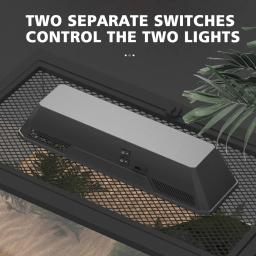Réptil espectro completo LED luz, organismos anfíbios, UVA + UVB, lâmpada de calor do terrário, decoração Home - Image 1