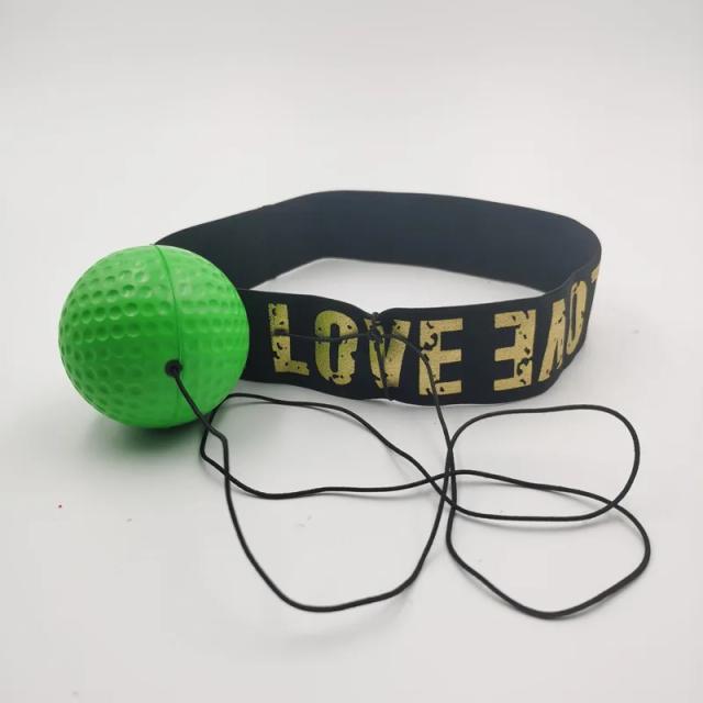 Bola de reflexo de boxe, bola de perfuração pu montada na cabeça, mma, sanda, treinamento, mão, reação ocular, academia, saco de areia, muay thai, boxeo, equipamento fitness